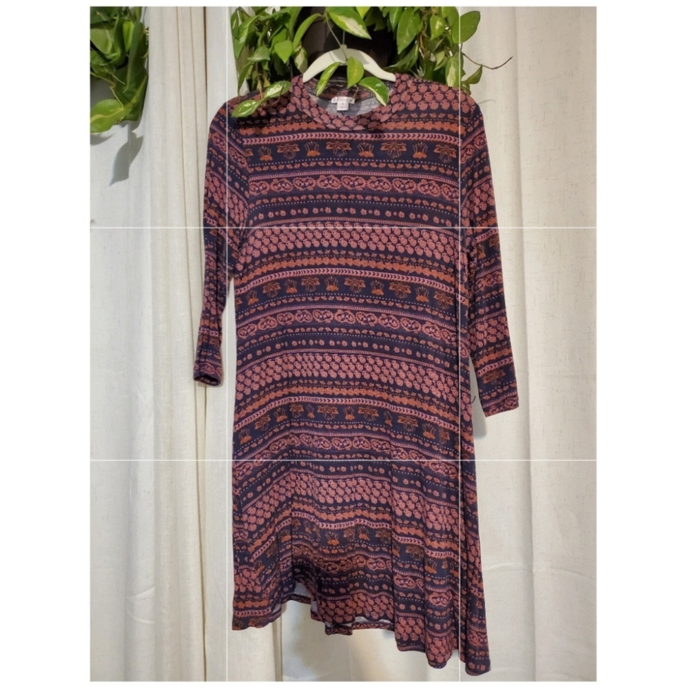 Xhilaration Mock Neck Swing Dress
